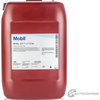 Трансмиссионное масло в акпп полусинтетическое 151008 MOBIL ATF LT 71141, 20 л MOBIL 151008 1436733207 201530202037 B71 2340 изображение 0