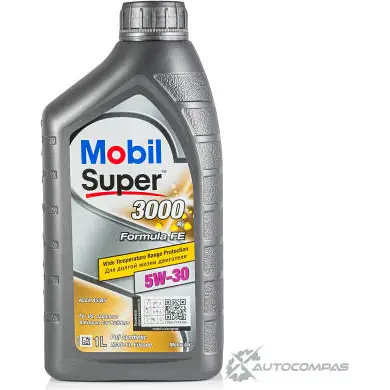 Моторное масло Super 3000 X1 Formula FE 5W-30 MOBIL 1436733092 A1/B1 201510107530 152055 изображение 0