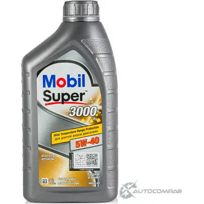 Моторное масло Super 3000 X1 5W-40 MOBIL 201510301041 A3/B3 152060 1436733081 изображение 0