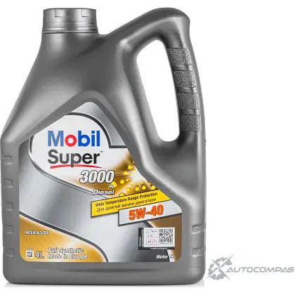 Моторное масло Super 3000 X1 Diesel 5W-40 MOBIL 6NL2SEE 1436733090 152062 20151030 1049 изображение 0