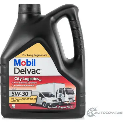 Моторное масло синтетическое Delvac City Logistics M 5W-30 MOBIL 20152010D5C3 1436733041 изображение 0