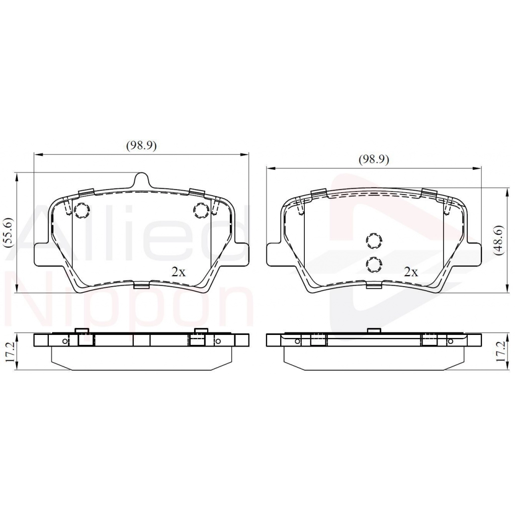 Тормозные колодки дисковые, комплект COMLINE 1424226395 ADB02393 KRX D1T1 изображение 0