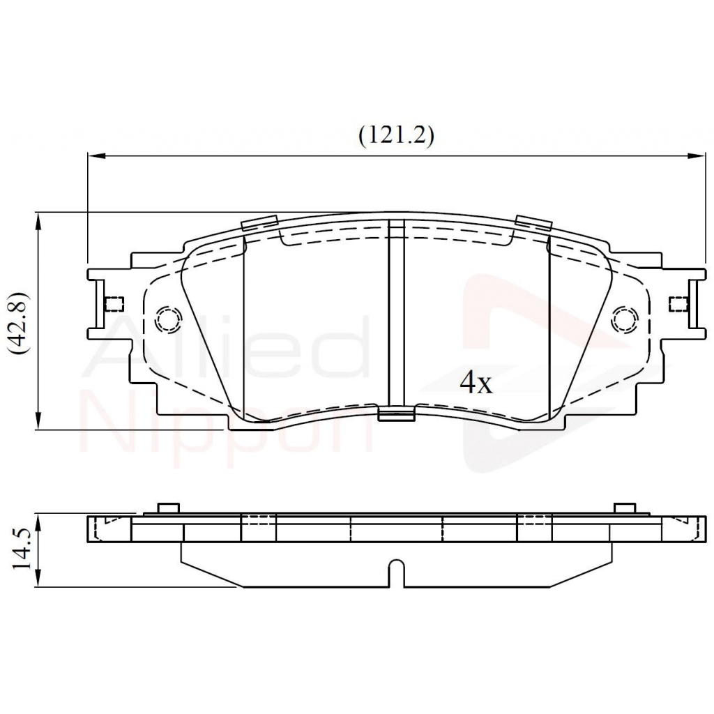 Тормозные колодки дисковые, комплект COMLINE B KZQRB ADB02430 1439892710 изображение 0