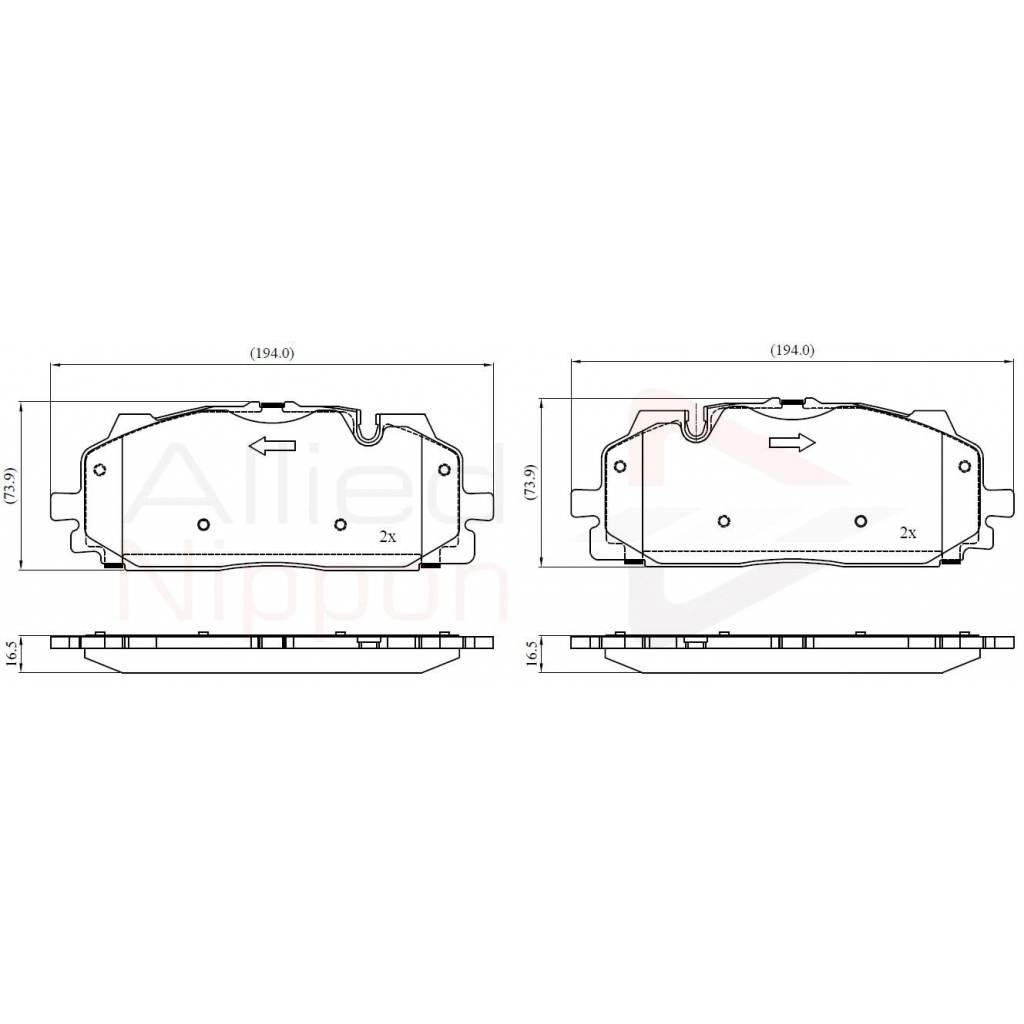 Тормозные колодки дисковые, комплект COMLINE ADB02443 1439892712 ZL MV78 изображение 0