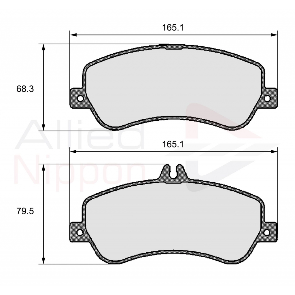 Тормозные колодки дисковые, комплект COMLINE XU6V72Z 24867; 24868; 5SP1762 1424226406 ADB06138 изображение 0