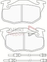 Тормозные колодки дисковые, комплект COMLINE 6285692 214 1418 EIDMR0V ADB2198