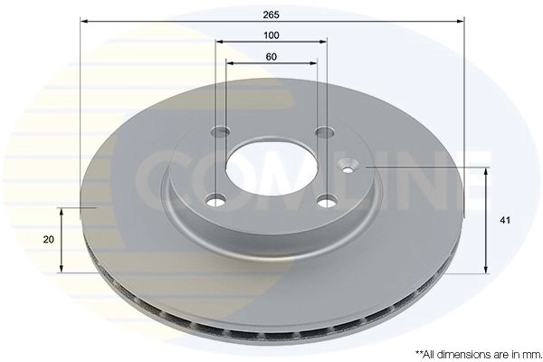 Тормозной диск COMLINE XXFY T 2915226 ADC2809V