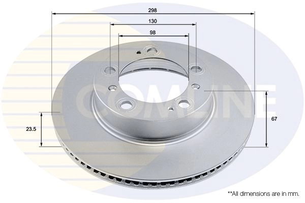 Тормозной диск COMLINE ADC2896V R198 0 1424236210 изображение 0