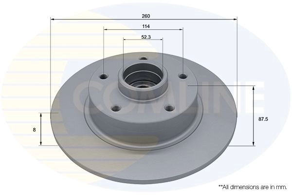 Тормозной диск COMLINE ADC3034 1424236298 01 2CL изображение 0