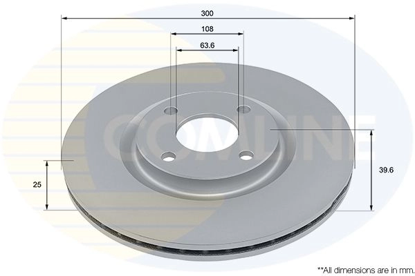 Тормозной диск COMLINE LNWS0 S 1424236303 ADC4008V изображение 0