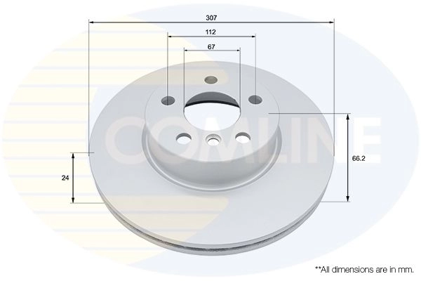 Тормозной диск COMLINE S6L3 ZOE ADC5053V 1440998409