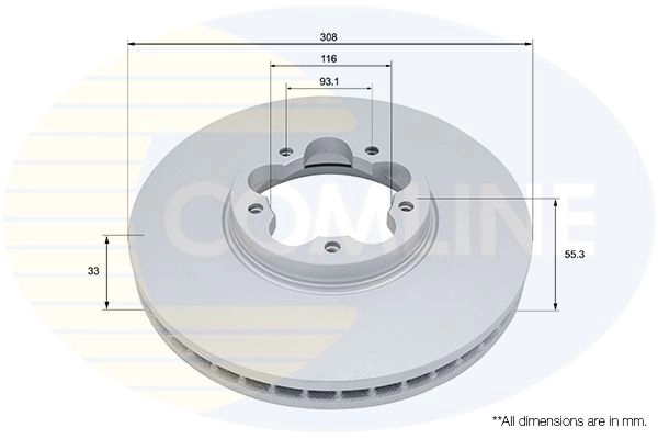 Тормозной диск COMLINE RT AZCM 1440998420 ADC5069V изображение 0