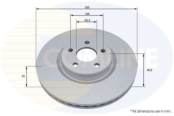 Тормозной диск COMLINE 0 D5EP ADC5083V 1440998429 изображение 0