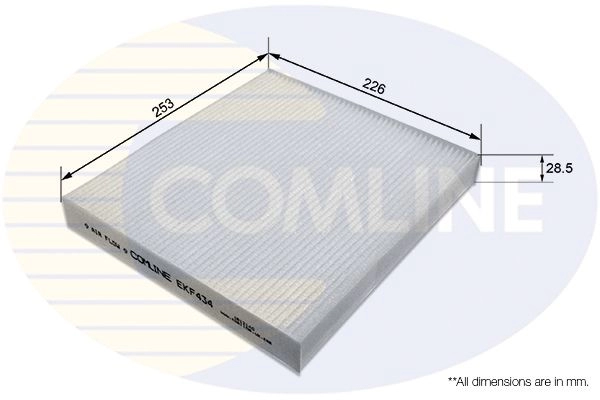 Салонный фильтр COMLINE EKF434 Y HAJ67 1229005057 изображение 0