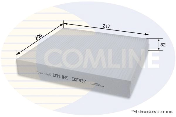 Салонный фильтр COMLINE 1441000482 8 5YDB EKF437 изображение 0