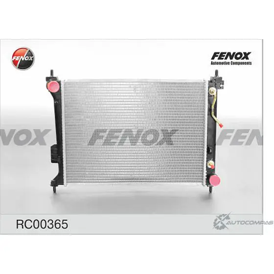 Радиатор охлаждения двигателя FENOX 9A7N6 F8 9ZB5U 1223162087 RC00365 изображение 0