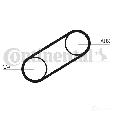 Ремень ГРМ CONTITECH 378178 169 LA 040 ct639 CT 639 - Изображение 1