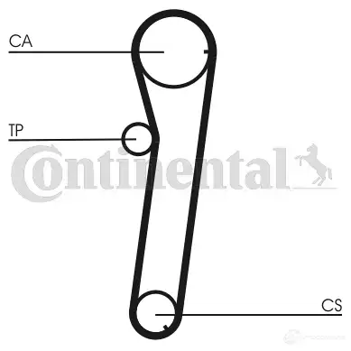 Ремень ГРМ CONTITECH CT 739 HTDA 867 9,525M 19 ZZP ct739 378317 - Изображение 1