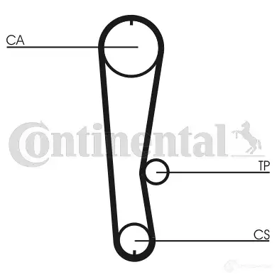 Ремень ГРМ CONTITECH CT 936 378673 ct936 HTDA 867 9,525M 19 ZZP - Изображение 1