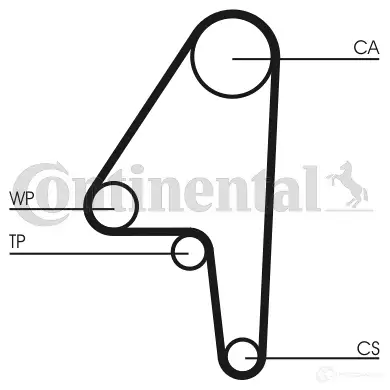 Ремень ГРМ CONTITECH 378114 STD 1184 8000M 25 ct591 CT 591 изображение 0