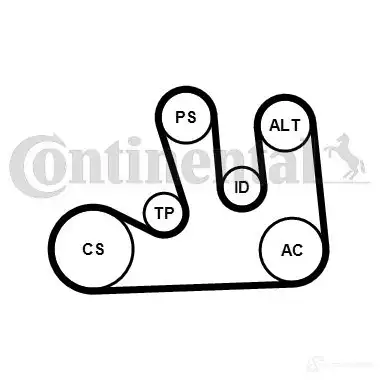 Ремень ГРМ CONTITECH 413 LA 071 ct571 CT 571 378088 - Изображение 1