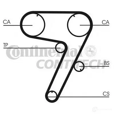 Ремень ГРМ CONTITECH 378665 CT 931 ct931 CT 742 изображение 1