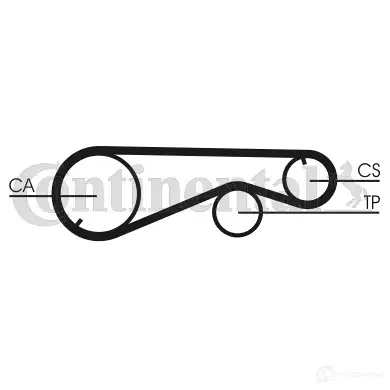 Ремень ГРМ CONTITECH CT 673 378221 ct673 341 LA 075 ZZP - Изображение 1