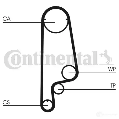 Комплект ремня ГРМ CONTITECH CT1070 377791 CT 692 K1 ct1070k1 изображение 0