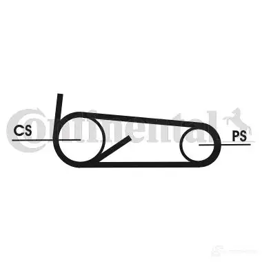 Комплект ремня ГРМ CONTITECH 378021 ct517k1 CT 517 CT 517 K1 - Изображение 1