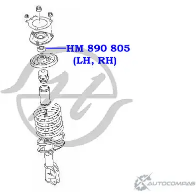 Опора амортизатора передней подвески HANSE LWPG Q HM 890 805 1422499598 CE8FZJ изображение 1