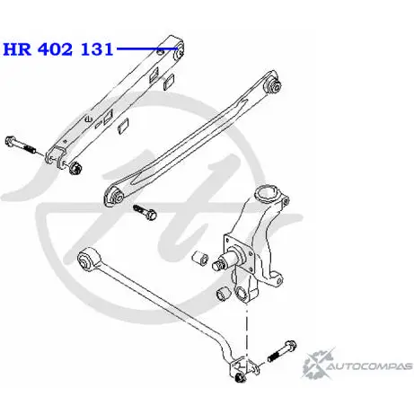 Сайлентблок рычага задней подвески HANSE IWZ6Z A 83BIWI HR 402 131 1422499218 изображение 1