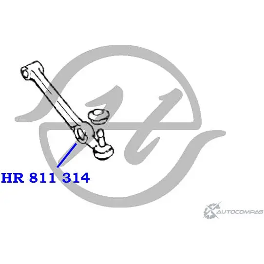 Сайлентблок нижнего рычага передней подвески, наружный HANSE 9FSY6NS 0 NLLO 1422497935 HR 811 314 изображение 1