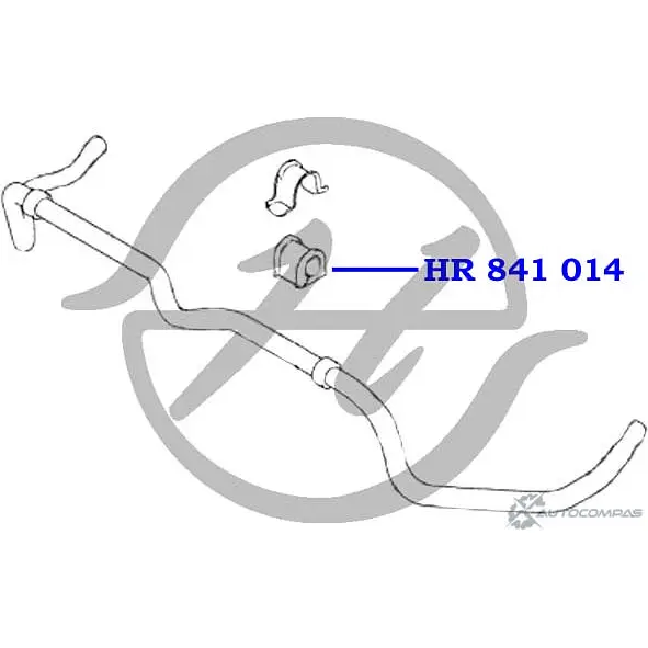 Втулка стабилизатора передней подвески HANSE EPAOTT HR 841 014 6I38 F 1422497940 изображение 1