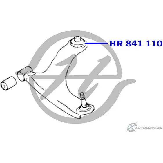 Сайлентблок нижнего рычага передней подвески, задний HANSE U2R5I 7 HR 841 110 1422496544 XG57OTG изображение 1