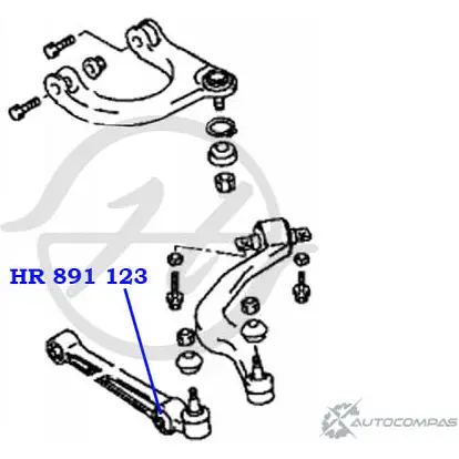 Сайлентблок нижнего переднего рычага передней подвески, наружный HANSE 1422496741 I 7T7UG HR 891 123 J042J изображение 1