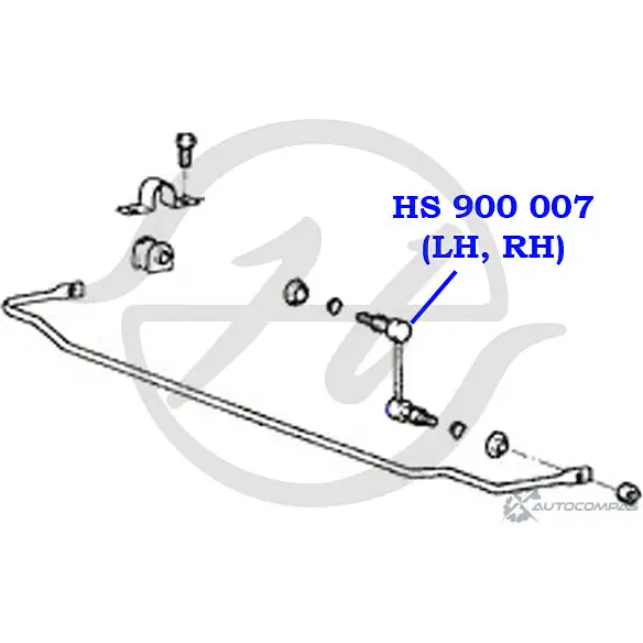 Стойка стабилизатора, тяга задней подвески HANSE CBPXE0 D8O R6YD HS 900 007 1422498634 изображение 1