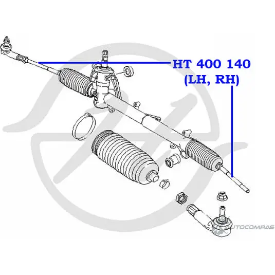 Рулевая тяга HANSE 1422498733 HT 400 140 K6IJ4 76UG H6 изображение 1