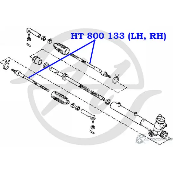 Рулевая тяга HANSE C2TQI Z0 JLJ72A HT 800 133 1422498831 изображение 1