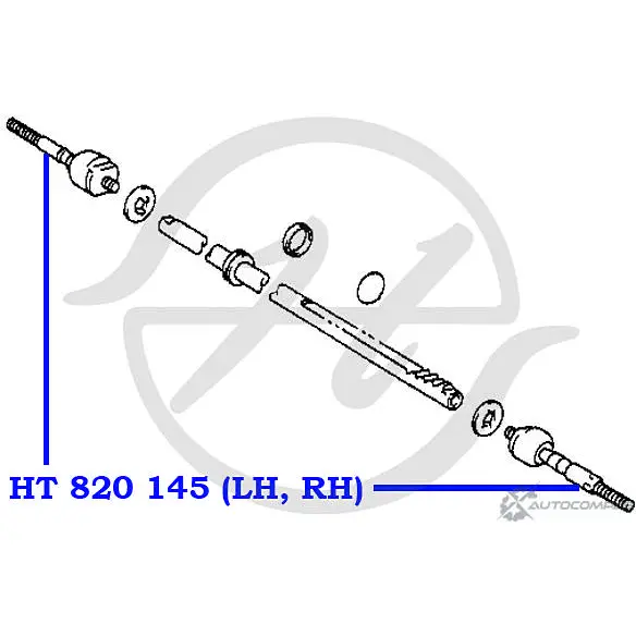 Рулевая тяга HANSE HT 820 145 V020 8 NRMOMIQ 1422498883 изображение 1