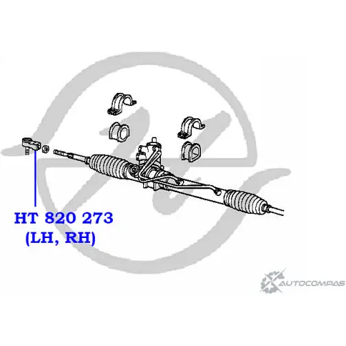 Рулевой наконечник HANSE IQI5S S 1422497993 HT 820 273 5LLHK изображение 1