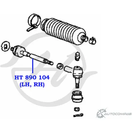 Рулевая тяга HANSE 1422498968 HT 890 104 0PSV39Z 9LWPY J изображение 1