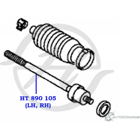 Рулевая тяга HANSE H794KWG 8FB9 41 1422498969 HT 890 105 изображение 1