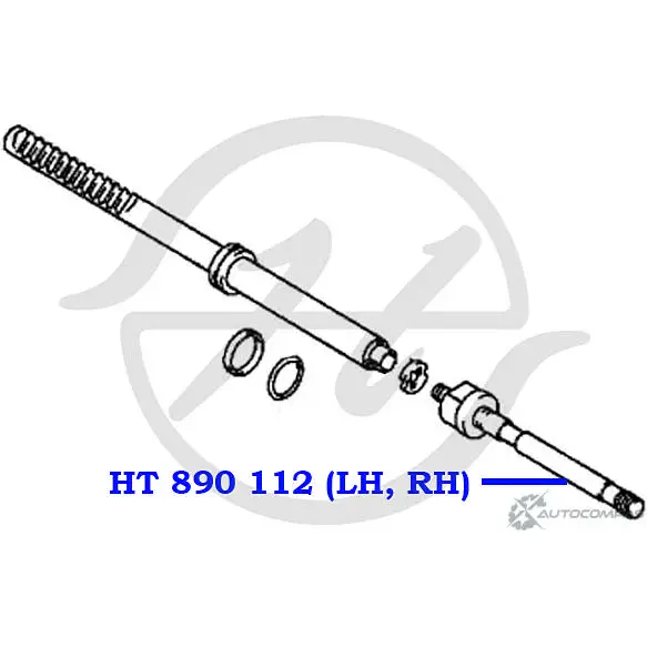 Рулевая тяга HANSE 1422498974 NE3V6N HT 890 112 Z8N ST40 изображение 1