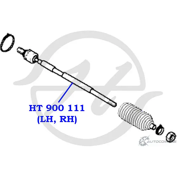 Рулевая тяга HANSE HT 900 111 1422498982 JUD5BYK 1J4K P67 изображение 1