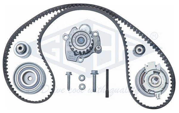 Комплект ремня ГРМ с помпой GEBA CE7VC Q K11075A 1440309649 изображение 0