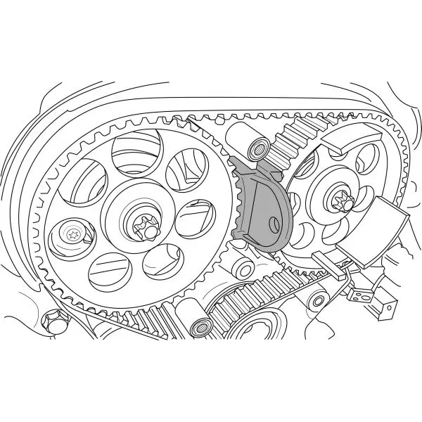 Комплект приспособления для фиксации клапана грм GEDORE PLP3 5A 4046459111139 kl048233ka 1203461504 изображение 3