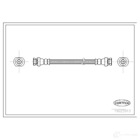 Тормозной шланг CORTECO 1382601 19025913 5IL FK 3358960259134 изображение 0