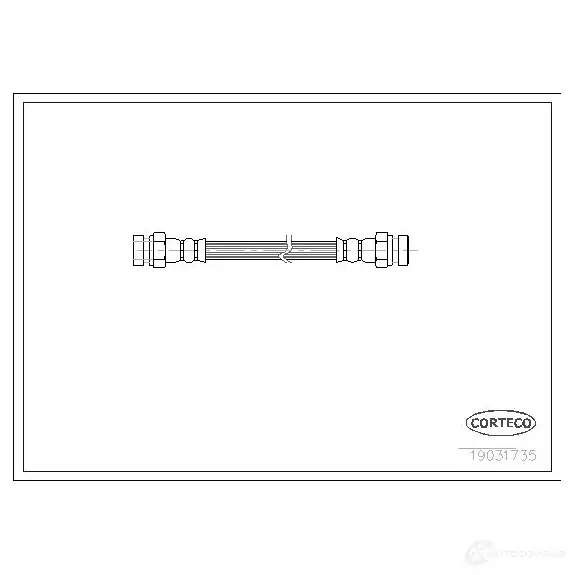 Тормозной шланг CORTECO 3358960088154 1383241 19031735 0N OT6 изображение 0