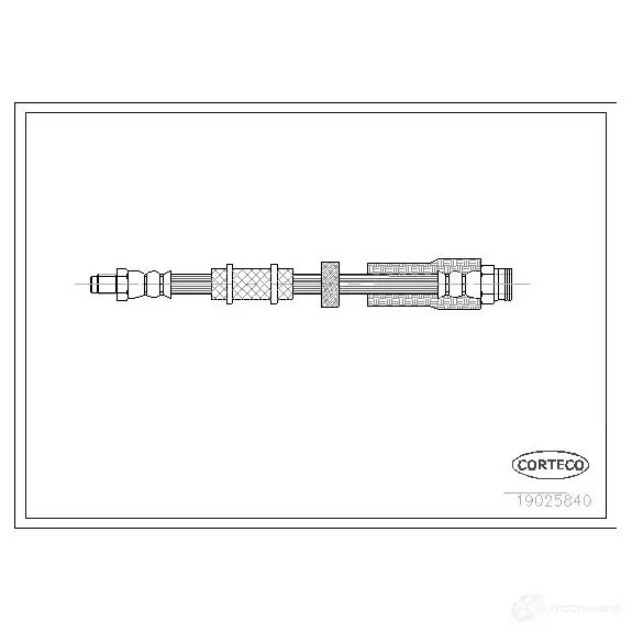 Тормозной шланг CORTECO 19025840 3358960258403 SX 68RJ 1382573 изображение 0