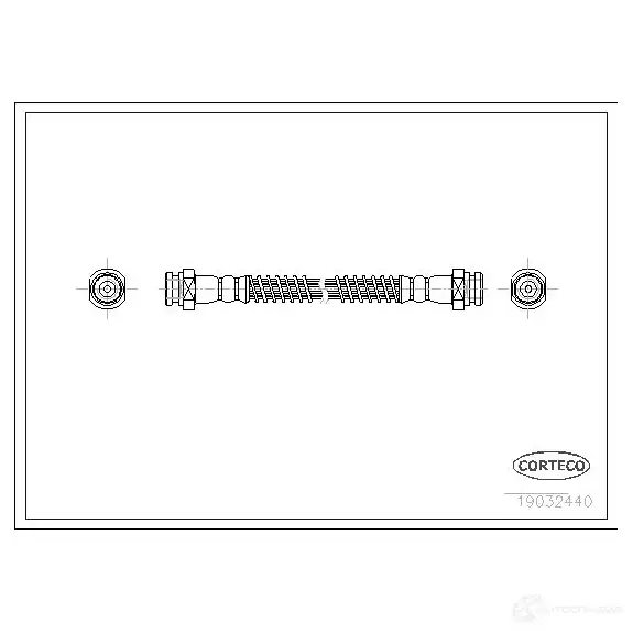 Тормозной шланг CORTECO 1383545 3358960092649 19032440 NT Q8P изображение 0